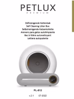 Petlux- Handleiding Zelfreinigende Automatische Kattenbak