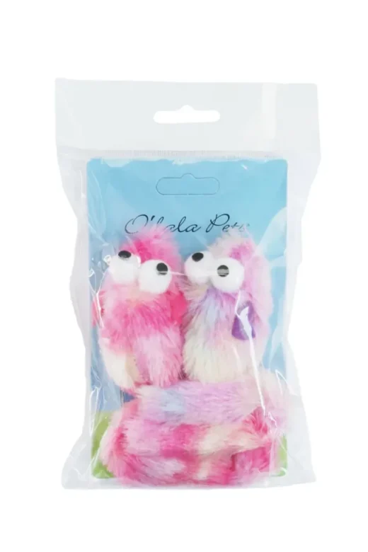 O'lala Pets Catnip Mouse Plush Long Rustling Tail - Afbeelding 3