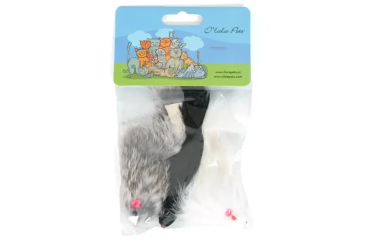 Mouse Real Fur (set 3 muizen) - Afbeelding 2