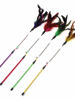 O'lala Pets Cat Teaser Spring Feather