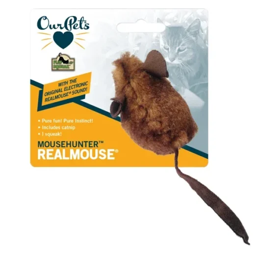 Our Pet's Play-N-Squeak Mouse Hunter Cat Toy - Afbeelding 2