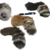 Cat-Walk Mega worm-konijnenvacht met belletjes (handgemaakt)