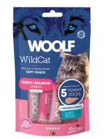 WOOLF WildCat Cream - Duck & Salmon + oligosacchardis 70 gr